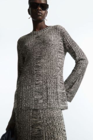 COS + Ribbed Panel Jumper