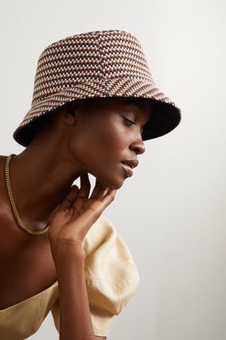 Chloé + Meril Woven Cotton Bucket Hat