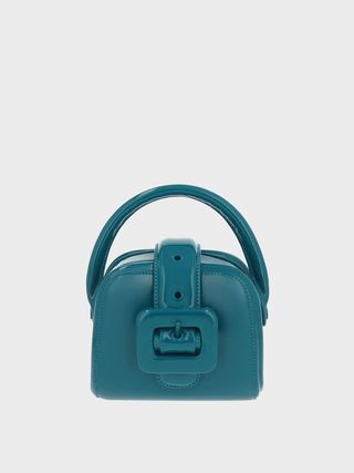 Charles 
Keith + Lula Patent Belted Bag