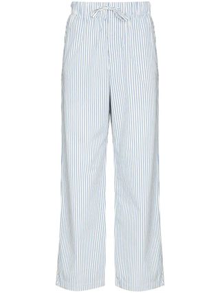 TEKLA + Striped Drawstring Trousers