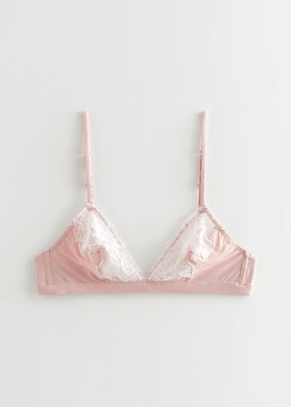 & Other Stories + Lace-Trimmed Soft Bra