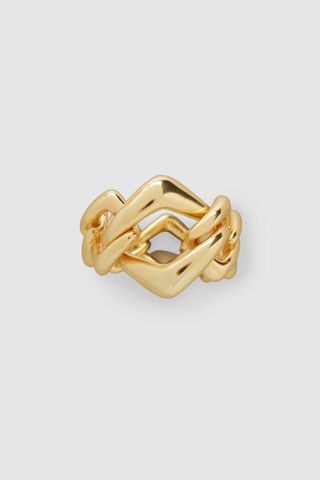 COS + Gold Link Ring