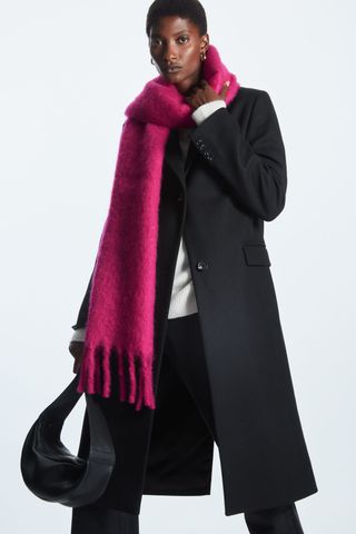 COS + Oversized Fringed Scarf