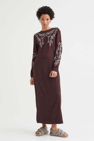 H&M + Dress With Embroidery