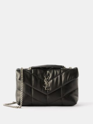 Saint Laurent + Puffer Toy Mini Quilted Leather Cross-Body Bag