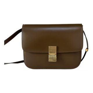 Celine + Classic Leather Crossbody Bag