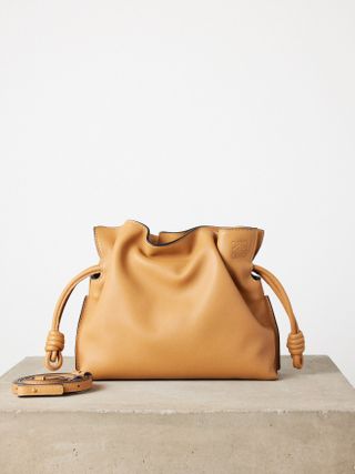 Loewe + Flamenco Mini Leather Clutch Bag