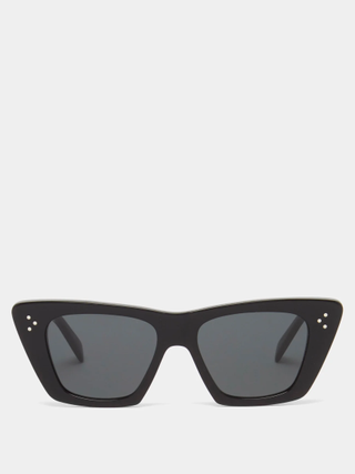 Celine + Cat-Eye Acetate Sunglasses