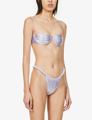 Isa Boulder + Ripple Ruched Bikini Top
