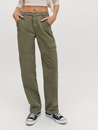 Reformation + Bailey High Rise Utility Pant