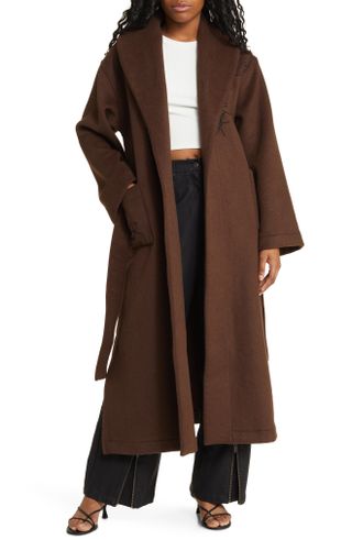 Honor the Gift + Wool Blend Coat