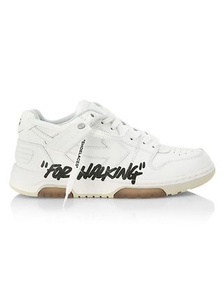 Off-White + Out of Office Low-Top Leather Sneakers