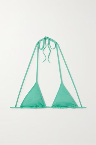Jacquemus + Peirado Recycled Triangle Halterneck Bikini Top
