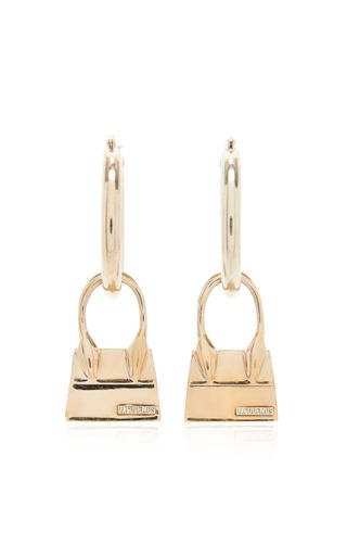 Jacquemus + Los Creoles Chiquito Gold-Tone Hoop Earrings