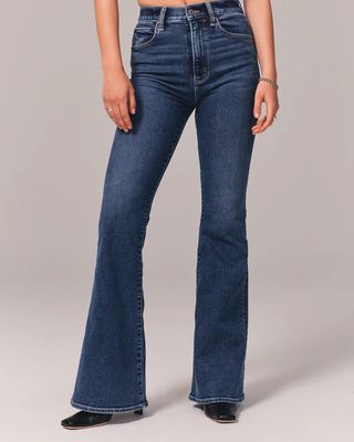Abercrombie & Fitch + Ultra High Rise Flare Jeans
