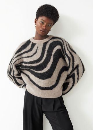 & Other Stories + Jacquard Knit Sweater