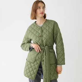 J.Crew + Reversible Quilted Lightweight Greenwich Jacket