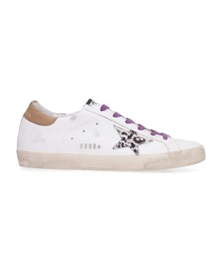 Golden Goose + Super-Star Leather Low-Top Sneakers