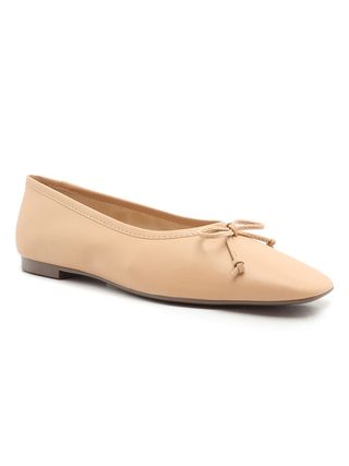 Schutz + Arissa Square Toe Ballet Flat