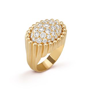 Van Cleef & Arpels + Perlée Diamonds Pavé Ring