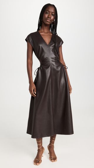 Astr the Label + Miranda Faux Leather Dress
