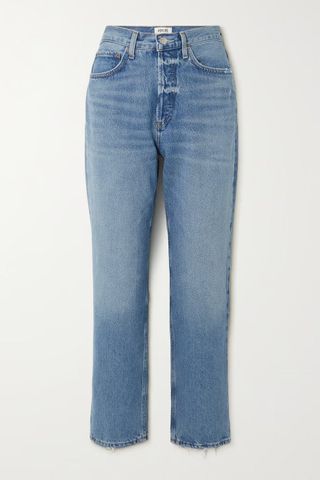 Agolde + + Net Sustain '90s Mid-Rise Straight-Leg Organic Jeans