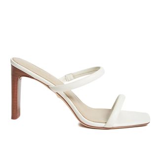 GUESS + Pearl Leather Double Strap Sandal