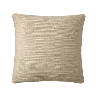 Dave & Jenny Marrs for Better Homes & Gardens + Gianna Taupe Cotton Chindi Pillow