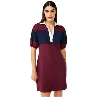 Free Assembly + Polo Mini Dress With Tie Sleeves