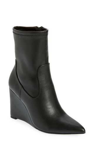 Open Edit + Jimmie Pointed Toe Wedge Bootie