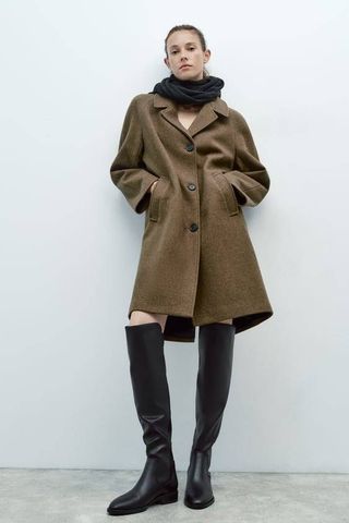 Zara + Flat Heeled Over the Knee Boots