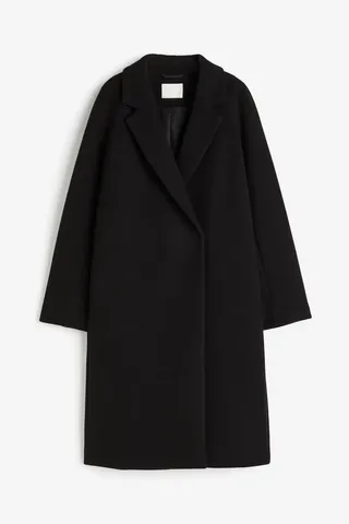 H&M + Double-Breasted Coat