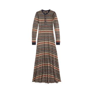 Polo Ralph Lauren + Jacquard-Knit Cotton Henley Dress