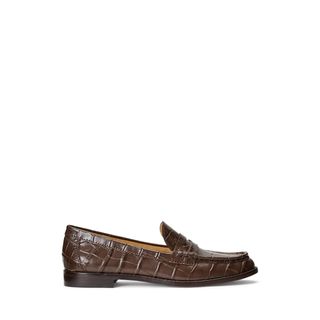 Lauren + Wynnie Embossed Leather Loafer