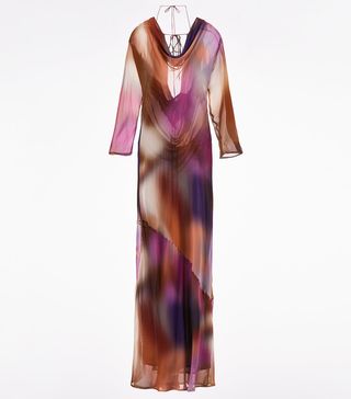 Zara + Long Tie-Dye Dress