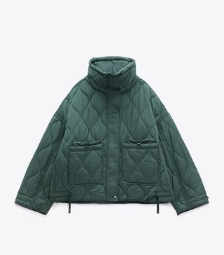 Zara + Short Puffer Jacket