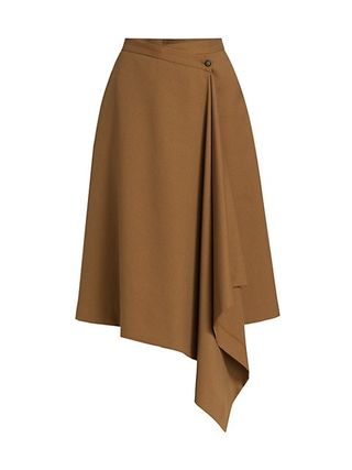 Deveaux New York + Renee Wrap-Front Skirt