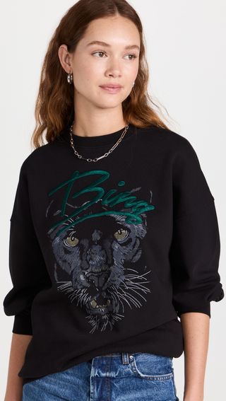 Anine Bing + Kenny Panther Sweatshirt
