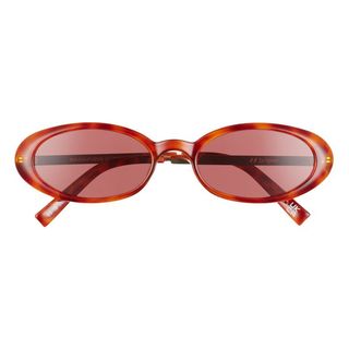 Le Specs + Magnifique 55mm Oval Sunglasses