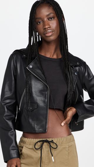 Ba&Sh + Nairobi Perfecto Leather Jacket