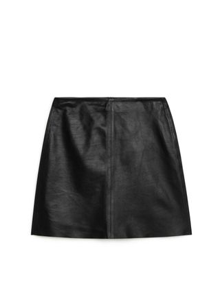 Arket + Leather Skirt