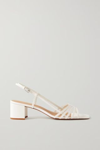 Reformation + Eleonora Leather Slingback Sandals
