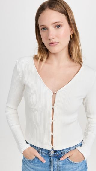 Vince + Pearl Button Cardigan