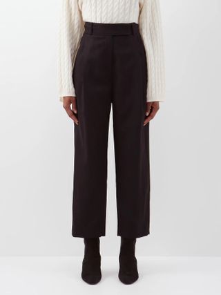 Totême + Single-Pleat Wool Trousers