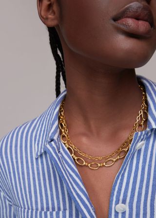 Whistles + Oval Chain Necklace
