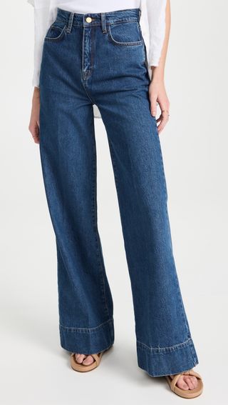 Triarchy + Ms. Onassis Manhattan High Rise Wide Leg Jeans