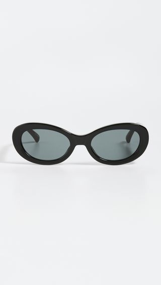 Linda Farrow + Oval Sunglasses