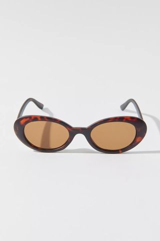 Urban Outfitters + Cassie Angled Oval Sunglasses