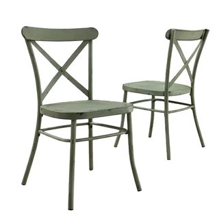 Better Homes & Gardens + Set of 2 Collin Distressed Dining Chairs