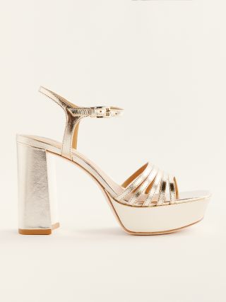 Reformation + Molly Platform Sandal